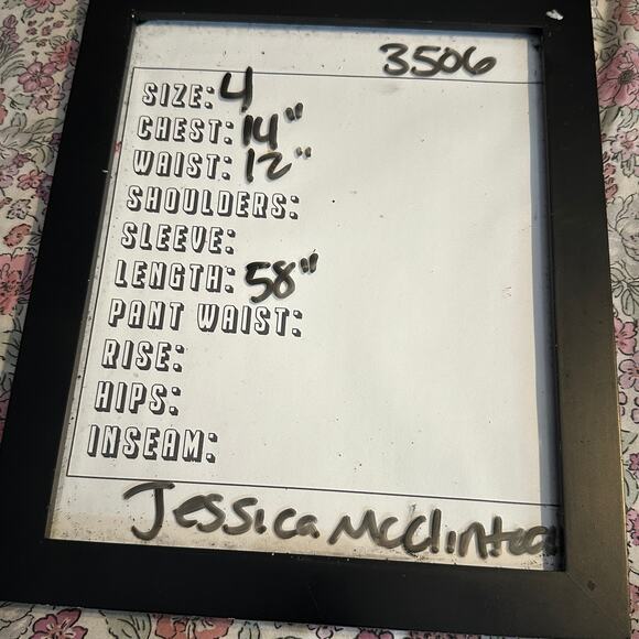 Jessica McClintock Velvet Gown Size 4 Black Floral Mesh Open Back Prom Wedding - Picture 7 of 7